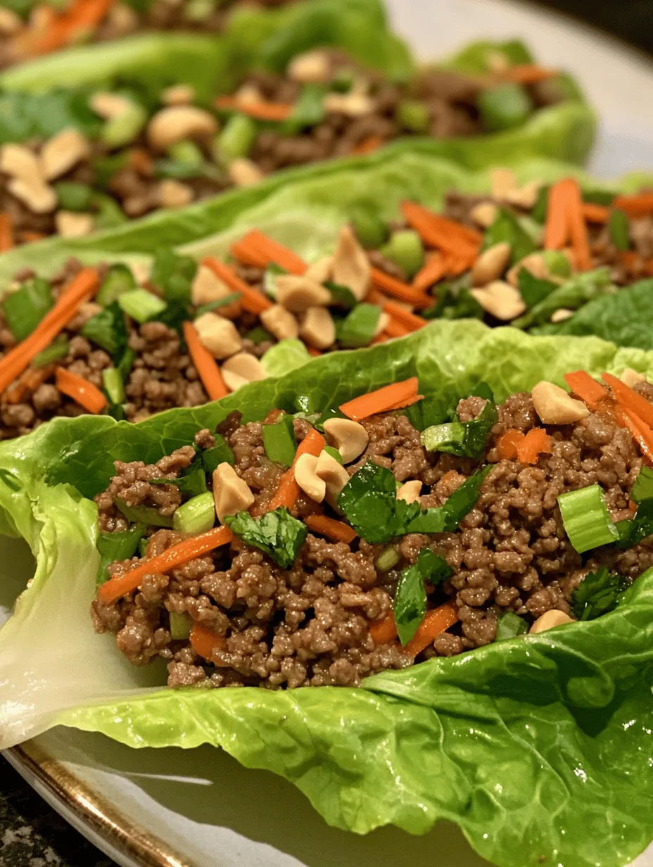 Asian cuisine has taken the culinary world by storm, captivating food lovers with its rich flavors, vibrant colors, and emphasis on fresh ingredients. Among the myriad of dishes that showcase the essence of this culinary tradition, Asian-style ground beef lettuce wraps stand out as a delightful option that marries health and taste. These wraps are a perfect representation of the balance that is often sought in Asian cooking, utilizing a variety of textures and flavors to create a satisfying meal that is both light and fulfilling.
