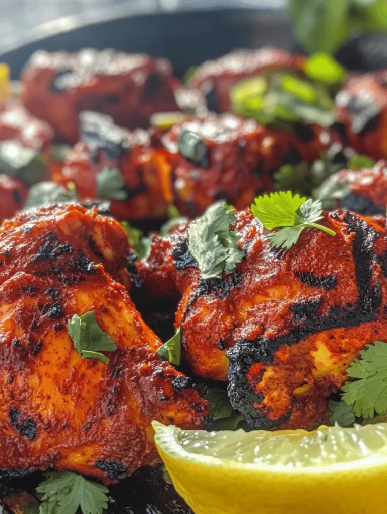 Tandoori chicken is a celebrated dish that embodies the rich and diverse culinary traditions of India. Originating from the northern regions of the subcontinent, this dish has made its way into food enthusiasts' hearts and stomachs around the world. Traditionally, tandoori chicken is marinated in a vibrant mix of spices and yogurt, then cooked in a clay oven known as a tandoor. The result is a succulent, flavorful chicken with a beautiful char that is simply irresistible.