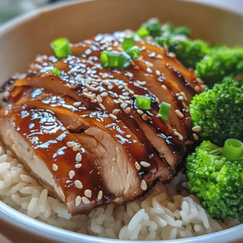 The Teriyaki Chicken Rice Bowl has become a beloved staple in many households, offering a harmonious blend of savory and sweet flavors that tantalize the taste buds. This dish not only exemplifies the essence of Asian-inspired cuisine but also embodies the simplicity and satisfaction of home cooking. With its colorful array of ingredients and the comforting base of rice, it presents a well-rounded meal that appeals to both the eye and the palate.