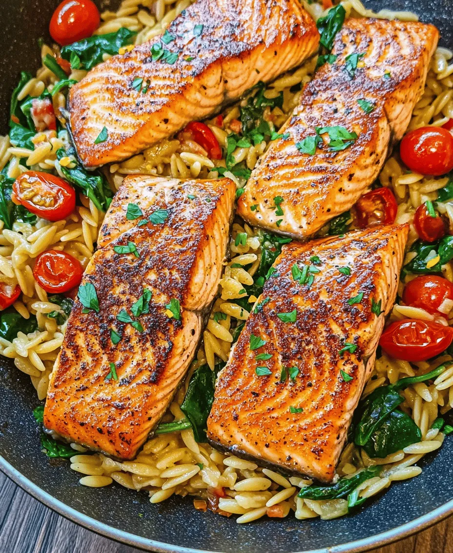 Are you looking for a meal that’s not only quick and nutritious but also bursting with flavors? Look no further than our Zesty One Skillet Salmon with Lemon Orzo. This dish seamlessly combines the rich, delicate taste of salmon with the bright acidity of lemon-infused orzo, creating a culinary experience that’s both satisfying and indulgent. With its vibrant colors and fresh ingredients, this recipe is perfect for busy home cooks who want to serve up something special without spending hours in the kitchen.