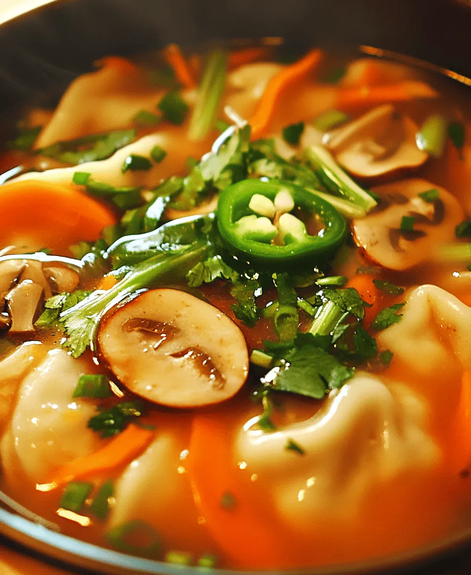Dumpling soup is a beloved dish found in various cultures around the world, each with its unique twist and flavor profile. From Chinese jiaozi to Japanese gyoza, and Korean mandu, dumplings play a crucial role in many Asian cuisines, often signifying comfort, family gatherings, and festive celebrations. Among these, the Spicy Dumpling Soup stands out for its vibrant flavors and the comforting warmth it brings, making it a perfect meal for any occasion, particularly during colder months.