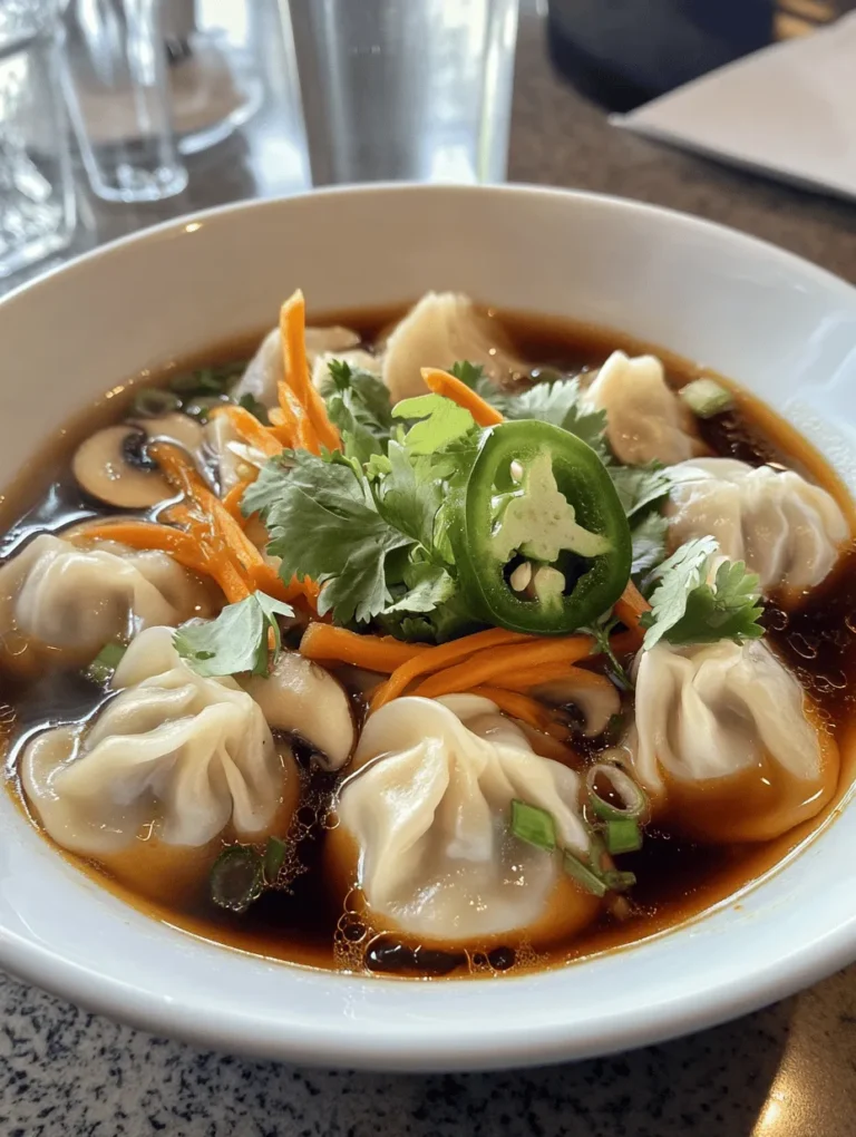 Dumpling soup is a beloved dish found in various cultures around the world, each with its unique twist and flavor profile. From Chinese jiaozi to Japanese gyoza, and Korean mandu, dumplings play a crucial role in many Asian cuisines, often signifying comfort, family gatherings, and festive celebrations. Among these, the Spicy Dumpling Soup stands out for its vibrant flavors and the comforting warmth it brings, making it a perfect meal for any occasion, particularly during colder months.