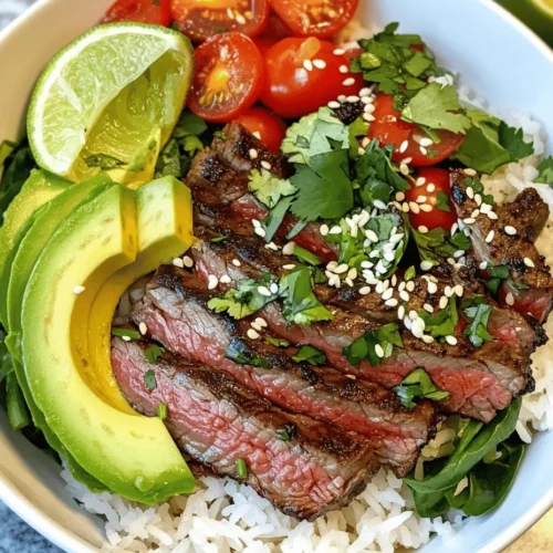 In the realm of comfort food, few dishes can rival the satisfaction of a well-prepared steak bowl. This Ultimate Steak Bowl recipe transcends the ordinary, offering a delightful combination of flavors, textures, and colors that cater to any occasion. Whether you're planning a casual family dinner, a festive gathering with friends, or meal prepping for the week, this dish is designed to impress. Featuring tender marinated steak, vibrant vegetables, and a base of fluffy jasmine rice, this bowl is not just a meal; it's an experience.