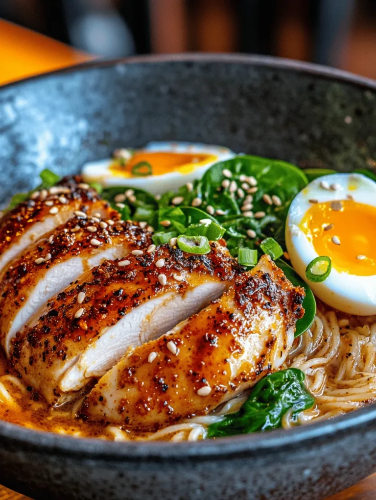 Ramen, a dish that has transcended its humble beginnings in Japan, has become a beloved staple in many cultures around the world. Its warm, comforting broth, paired with tender noodles and an array of toppings, makes it a go-to meal for countless enthusiasts. Among the myriad of ramen recipes, one that stands out for its bold flavors and creamy texture is the Fiery Chicken Ramen with Creamy Garlic Sauce. This dish is not just a meal; it’s an experience that caters to spice aficionados and comfort food lovers alike.