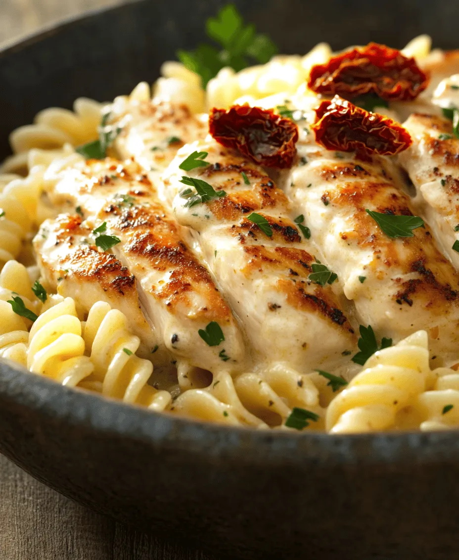 If you're on the hunt for a comforting dish that warms the heart and satisfies the palate, look no further than Creamy Garlic Butter Chicken & Rotini in Parmesan Sauce. This delightful pasta dish effortlessly marries tender chicken, perfectly cooked rotini pasta, and a rich, creamy sauce that will leave you craving more. With its layers of flavor, this recipe is ideal for family dinners, cozy nights in, or any occasion where you want to impress your guests with minimal effort.