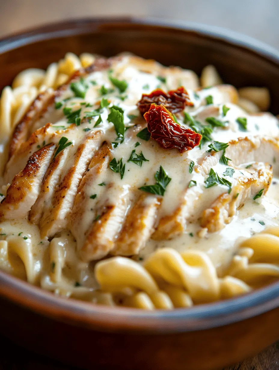 If you're on the hunt for a comforting dish that warms the heart and satisfies the palate, look no further than Creamy Garlic Butter Chicken & Rotini in Parmesan Sauce. This delightful pasta dish effortlessly marries tender chicken, perfectly cooked rotini pasta, and a rich, creamy sauce that will leave you craving more. With its layers of flavor, this recipe is ideal for family dinners, cozy nights in, or any occasion where you want to impress your guests with minimal effort.