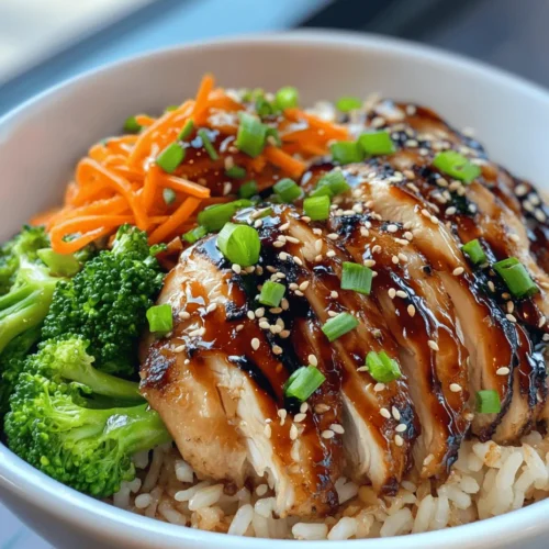 The Teriyaki Chicken Rice Bowl is a beloved staple in Japanese cuisine, known for its delightful combination of sweet and savory flavors, tender chicken, and perfectly cooked rice. This dish has garnered a significant following not only in Japan but across the globe, becoming a favorite in many households. The beauty of preparing this dish at home lies in the opportunity to cultivate culinary skills while enjoying a meal that’s both wholesome and satisfying.
