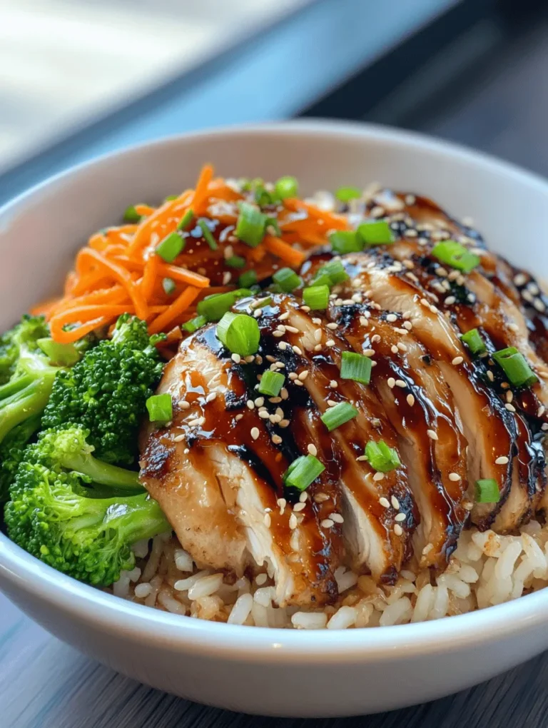 The Teriyaki Chicken Rice Bowl is a beloved staple in Japanese cuisine, known for its delightful combination of sweet and savory flavors, tender chicken, and perfectly cooked rice. This dish has garnered a significant following not only in Japan but across the globe, becoming a favorite in many households. The beauty of preparing this dish at home lies in the opportunity to cultivate culinary skills while enjoying a meal that’s both wholesome and satisfying.