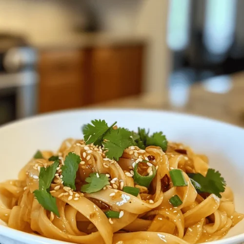 Udon noodles, a staple in Asian cuisine, have gained popularity worldwide due to their unique texture and versatility. These thick, chewy noodles, typically made from wheat flour, water, and salt, serve as the foundation for various dishes, from soups to stir-fries. Their ability to absorb flavors makes them a favorite among home cooks and professional chefs alike. In today’s fast-paced world, quick meals have become essential for busy lifestyles, and our 10-Minute Chili Oil Udon Noodles embody the perfect solution. This recipe not only delivers a satisfying meal in record time but also packs a punch of flavor, making it a go-to dish for anyone looking to whip up something delicious without spending hours in the kitchen.