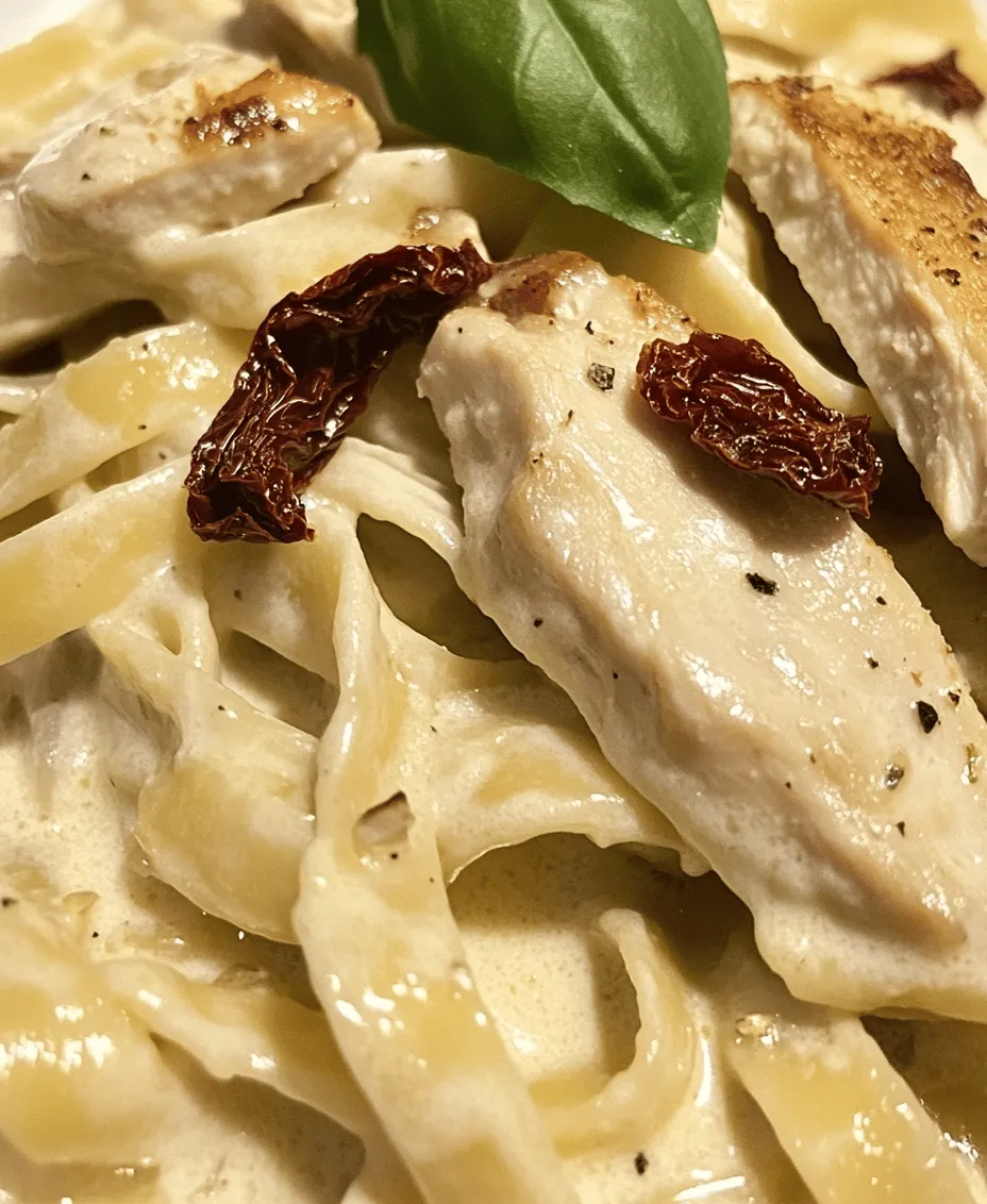 Imagine a dish so delicious that it has the power to make someone drop to one knee and propose. Enter <strong>Marry Me Chicken Pasta</strong>, a sumptuous meal that not only tantalizes the taste buds but also evokes feelings of romance and warmth. This dish has become a culinary favorite for couples looking to impress their loved ones with a home-cooked meal that is both easy to prepare and deeply satisfying. The name itself carries a promise of love, commitment, and unforgettable moments shared over a delightful dinner.” /></p>
</p>
<h3>Preparation Steps for Marry Me Chicken Pasta</h3>
</p>
<p>To create the enchanting Marry Me Chicken Pasta, each step is crucial in building layers of flavor and achieving the perfect texture. Let’s delve into the detailed preparation steps that will guide you through this delicious recipe.</p>
</p>
<h4>Seasoning and Cooking the Chicken</h4>
</p>
<p>The foundation of any great dish lies in its protein, and for this recipe, that’s the chicken. Start by selecting high-quality chicken breasts. They should be fresh, firm, and free of any discoloration.</p>
</p>
<p>1. <strong>Seasoning</strong>: Generously season both sides of the chicken breasts with salt and freshly cracked black pepper. For added depth, you can sprinkle on some garlic powder and Italian seasoning. This not only enhances the chicken’s flavor but also helps form a beautiful crust during cooking.</p>
</p>
<p>2. <strong>Cooking</strong>: In a large skillet over medium-high heat, add a tablespoon of olive oil. Once the oil is shimmering, carefully place the seasoned chicken breasts in the skillet. Cook for about 6-7 minutes on one side without moving them to develop a golden brown sear. Flip and cook for another 5-7 minutes until the internal temperature reaches 165°F (75°C). This ensures that the chicken is juicy and cooked to perfection.</p>
</p>
<h4>Sautéing Garlic</h4>
</p>
<p>Aromatic garlic is essential for creating a fragrant base for the sauce.</p>
</p>
<p>1. <strong>Technique</strong>: After removing the chicken from the skillet, lower the heat to medium and add another tablespoon of olive oil if needed. Add minced garlic (about 3-4 cloves) to the hot oil.</p>
</p>
<p>2. <strong>Perfect Aromatics</strong>: Sauté the garlic for about 30 seconds to 1 minute until it’s fragrant but not browned—burnt garlic can turn bitter, ruining the dish’s flavor. Stir continuously to ensure even cooking.</p>
</p>
<h4>Incorporating Sun-Dried Tomatoes</h4>
</p>
<p>Sun-dried tomatoes bring a burst of umami flavor to the dish.</p>
</p>
<p>1. <strong>Choosing Tomatoes</strong>: Opt for high-quality sun-dried tomatoes packed in oil for added richness. If using dried tomatoes, soak them in hot water for 20 minutes to rehydrate.</p>
</p>
<p>2. <strong>Mixing In</strong>: After the garlic is softened, add about ½ cup of chopped sun-dried tomatoes to the skillet. Stir them in with the garlic, allowing them to absorb the flavors for about 2 minutes.</p>
</p>
<h4>Making the Sauce</h4>
</p>
<p>A creamy sauce is the heart of this dish, binding all the elements together beautifully.</p>
</p>
<p>1. <strong>Creating the Base</strong>: Pour in 1 cup of chicken broth and 1 cup of heavy cream. Stir well, scraping up any brown bits from the bottom of the skillet as these add flavor to the sauce.</p>
</p>
<p>2. <strong>Thickening the Sauce</strong>: Bring the mixture to a gentle simmer and allow it to reduce slightly for about 5 minutes. This will help thicken the sauce. Stir in grated Parmesan cheese (about ½ cup) until melted and combined. Season the sauce with salt, pepper, and a pinch of red pepper flakes for a subtle heat.</p>
</p>
<h4>Cooking Pasta</h4>
</p>
<p>Perfectly cooked pasta is essential for this dish.</p>
</p>
<p>1. <strong>Choosing the Right Pasta</strong>: Use a pasta shape that can hold the sauce well, such as fettuccine, penne, or rigatoni.</p>
</p>
<p>2. <strong>Cooking Method</strong>: Bring a large pot of salted water to a boil. Add the pasta and cook according to package instructions until al dente, usually around 8-10 minutes. Reserve about ½ cup of the pasta cooking water before draining.</p>
</p>
<h4>Combining Ingredients</h4>
</p>
<p>The final step is where the magic happens.</p>
</p>
<p>1. <strong>Bringing It All Together</strong>: Add the cooked pasta directly into the skillet with the creamy sauce, tossing gently to coat the noodles evenly. If the sauce seems too thick, add a splash of the reserved pasta water to achieve the desired consistency.</p>
</p>
<p>2. <strong>Finishing Touches</strong>: Slice the cooked chicken and nestle it over the pasta. Garnish with fresh basil or parsley for a touch of color and freshness.</p>
</p>
<h3>Tips for Recipe Success</h3>
</p>
<p>Creating the perfect Marry Me Chicken Pasta requires attention to detail and quality ingredients. Here are some tips to elevate your dish:</p>
</p>
<p>– <strong>Selecting the Best Ingredients</strong>: Always choose fresh, organic chicken for the best flavor. When it comes to sun-dried tomatoes, opt for those packed in oil to enhance the richness of your sauce.</p>
</p>
<p>– <strong>Cooking Techniques</strong>: Master the art of sautéing and simmering. Sautéing garlic properly prevents bitterness, while simmering the sauce helps develop a deeper flavor profile.</p>
</p>
<p>– <strong>Dietary Adjustments</strong>: For gluten-free options, substitute regular pasta with gluten-free pasta made from brown rice or chickpeas. If you’re looking for dairy-free alternatives, use coconut cream and nutritional yeast instead of heavy cream and Parmesan.</p>
</p>
<h3>Serving Suggestions and Pairings</h3>
</p>
<p>Presentation can elevate your dining experience. Here are some serving suggestions:</p>
</p>
<p>– <strong>Ideal Presentation</strong>: Serve the Marry Me Chicken Pasta in a large, shallow bowl. Top with additional grated Parmesan cheese, a sprinkle of fresh herbs, and a drizzle of olive oil for a restaurant-quality finish.</p>
</p>
<p>– <strong>Suggested Side Dishes</strong>: Pair the pasta with a fresh arugula salad dressed in lemon vinaigrette or some warm garlic bread for a hearty meal. A side of roasted vegetables also complements this dish beautifully.</p>
</p>
<p>– <strong>Beverage Pairings</strong>: Enhance your meal with a crisp white wine, such as Sauvignon Blanc or Pinot Grigio, which pairs well with the creamy sauce. For a non-alcoholic option, sparkling water with a slice of lemon is refreshing.</p>
</p>
<h3>Nutritional Information</h3>
</p>
<p>Knowing the nutritional value of your meal can help you make informed choices. Here’s an overview of what to expect per serving of Marry Me Chicken Pasta:</p>
</p>
<p>– <strong>Calories</strong>: Approximately 600-700 calories</p>
<p>– <strong>Protein</strong>: Around 40g</p>
<p>– <strong>Carbohydrates</strong>: 45g</p>
<p>– <strong>Fats</strong>: 30g</p>
</p>
<h4>Health Benefits of Ingredients</h4>
</p>
<p>– <strong>Chicken</strong>: A great source of lean protein, essential for muscle health and recovery.</p>
<p>– <strong>Sun-Dried Tomatoes</strong>: Packed with vitamins C and K, they also provide antioxidants that support overall health.</p>
<p>– <strong>Garlic</strong>: Known for its immune-boosting properties, garlic can also aid heart health.</p>
</p>
<h3>Conclusion</h3>
</p>
<p>Marry Me Chicken Pasta is more than just a meal; it’s an experience that brings romance and comfort to your dining table. The ease of preparation combined with the rich flavors makes it a perfect choice for special occasions or a cozy night in.</p>
</p>
<p>Whether you’re cooking for a loved one or treating yourself, this dish promises to create memorable moments. Embrace the joy of cooking, and let the delightful aroma and rich flavors of Marry Me Chicken Pasta fill your home. Don’t hesitate to try making it—you might just find it becomes a staple in your culinary repertoire.</p>
<div id=