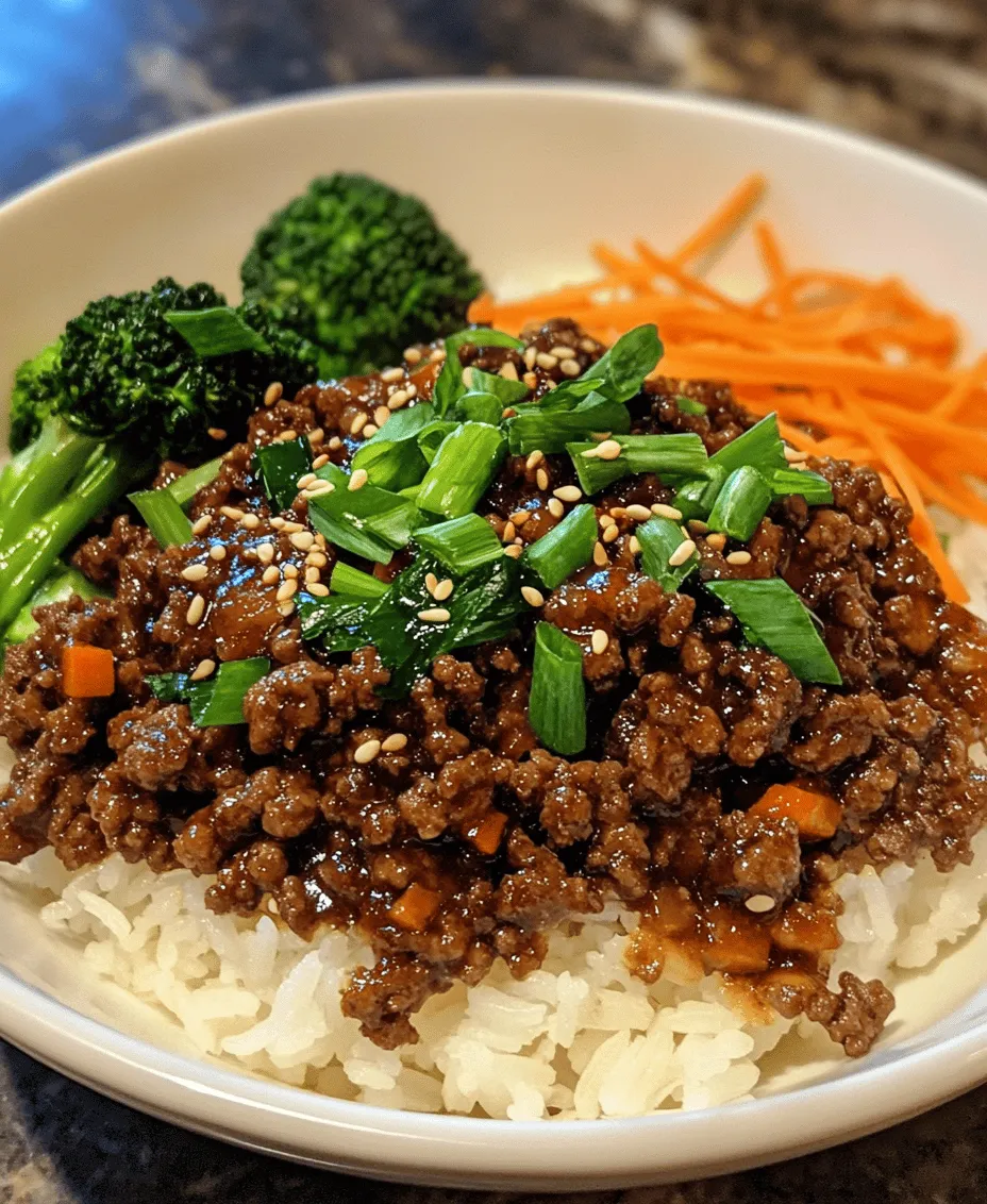 Korean cuisine has gained immense popularity worldwide, captivating palates with its bold flavors, vibrant colors, and rich culinary heritage. Characterized by a unique blend of savory, sweet, spicy, and sour elements, Korean dishes offer a delightful experience that appeals to food lovers of all backgrounds. One standout dish that embodies these characteristics is the Korean Ground Beef Bowl. This dish is not only delicious but also incredibly easy to prepare, making it perfect for busy weeknight dinners or meal prep sessions.