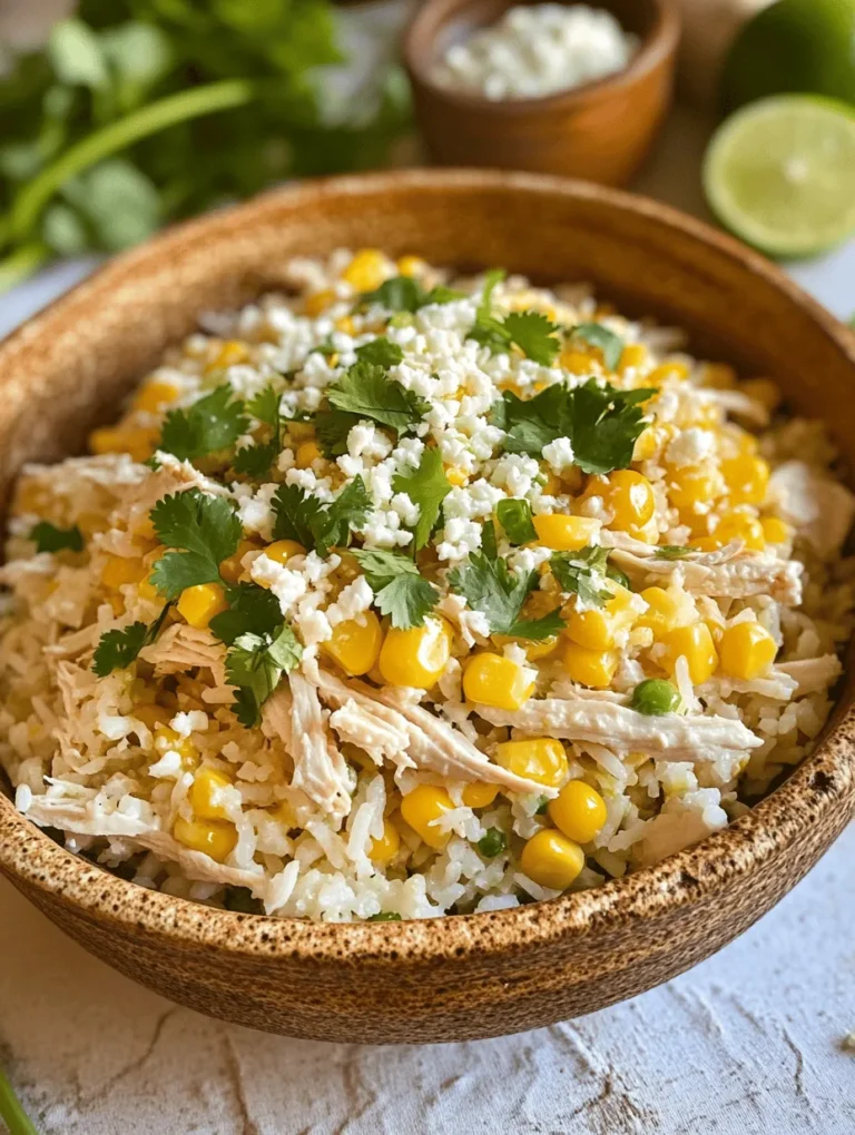 The Easy Street Corn Chicken Rice Bowl is a delightful fusion dish that captures the vibrant essence of street food with a wholesome twist. Originating from the bustling streets of Latin America, this dish combines the heartiness of rice, the savory goodness of rotisserie chicken, and the sweet crunch of corn. Inspired by traditional street corn recipes, this bowl offers a refreshing and satisfying meal that can be enjoyed any day of the week.