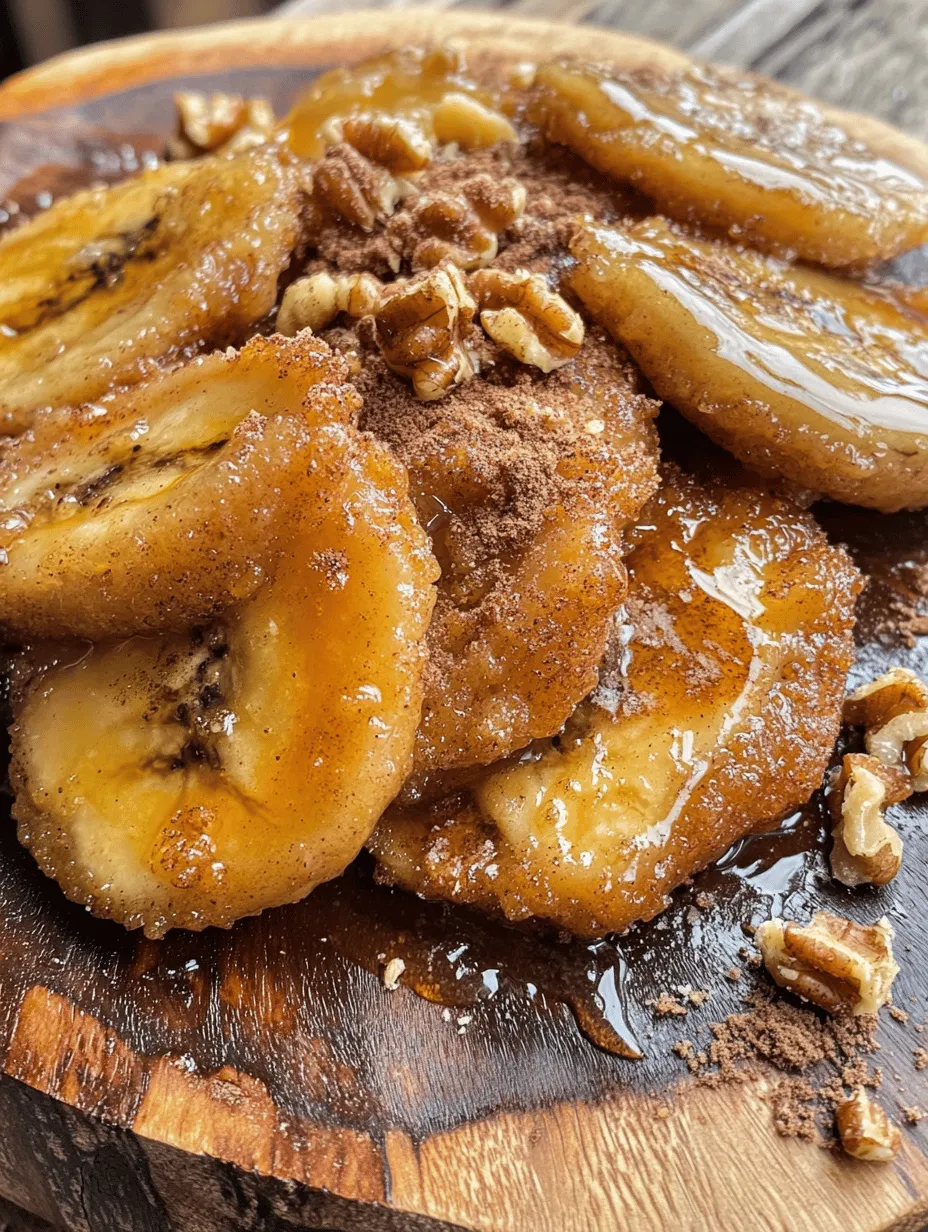 Imagine biting into a slice of warm, golden banana, its natural sweetness enhanced by a rich, buttery sauce infused with the comforting warmth of cinnamon. Fried Bananas with Cinnamon Butter Sauce is not just a dessert; it is an experience that combines simplicity with indulgence. This dish is incredibly easy to prepare, making it an ideal choice for anyone looking to impress guests or indulge in a sweet treat after a long day. The recipe beautifully marries the soft texture of ripe bananas with a luscious sauce that elevates the dish from a simple snack to a luxurious dessert.