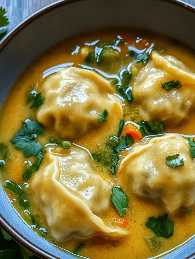 Curry dumpling soup is more than just a meal; it’s a comforting embrace in a bowl, a dish that promises warmth and satisfaction with every spoonful. This delightful concoction combines the rich, aromatic flavors of curry with the tender goodness of homemade dumplings, resulting in a culinary experience that is both hearty and nourishing. The allure of this soup lies not only in its tantalizing taste but also in the art of crafting dumplings from scratch, an endeavor that many home cooks find rewarding and fun.