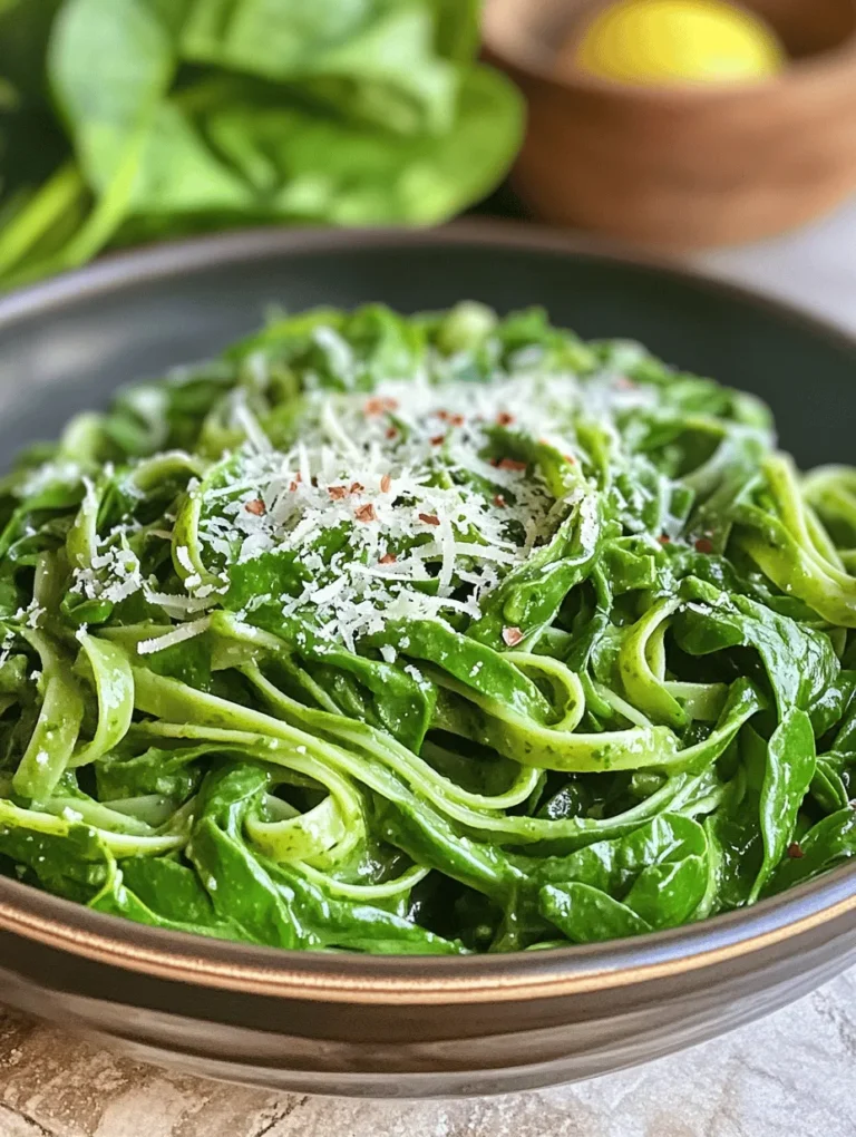 The first step in making Lemon Spinach Pasta is cooking the pasta. Start by bringing a large pot of salted water to a rolling boil. The salt not only adds flavor but also helps to season the pasta as it cooks. Once the water is boiling, add your chosen pasta and cook according to the package instructions for al dente texture.