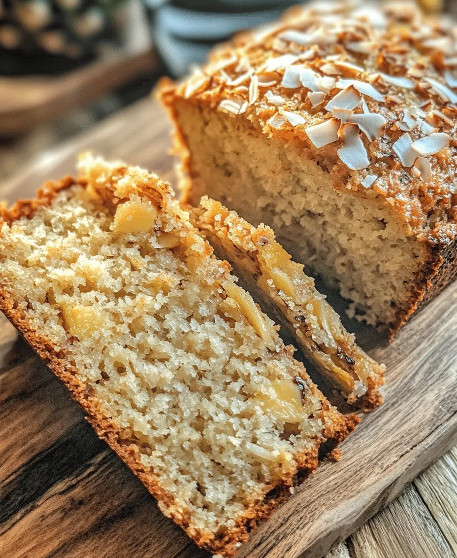 Tropical Bliss: Hawaiian Banana Bread with Pineapple and Coconut is a delightful twist on the classic banana bread recipe that brings the vibrant flavors of the tropics right into your kitchen. This unique recipe combines the sweetness of ripe bananas, the bright tanginess of crushed pineapple, and the rich texture of shredded coconut to create a mouthwatering treat that is perfect for breakfast, dessert, or an afternoon snack. With every bite of this bread, you’ll feel transported to a sun-kissed beach, surrounded by palm trees and the gentle sound of waves lapping on the shore.