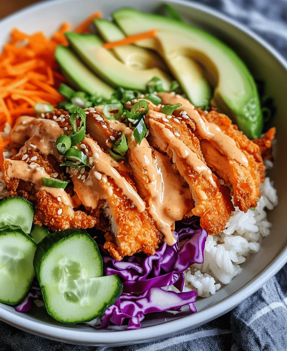 Are you in search of a vibrant, flavorful dish that can be whipped up quickly on a busy weeknight? Look no further than Bang Bang Chicken Bowls! This delightful recipe brings together tender chicken, a creamy and spicy sauce, and a colorful medley of fresh vegetables, all served over a bed of fluffy rice. The combination of textures and flavors makes it a satisfying meal that will please the whole family.