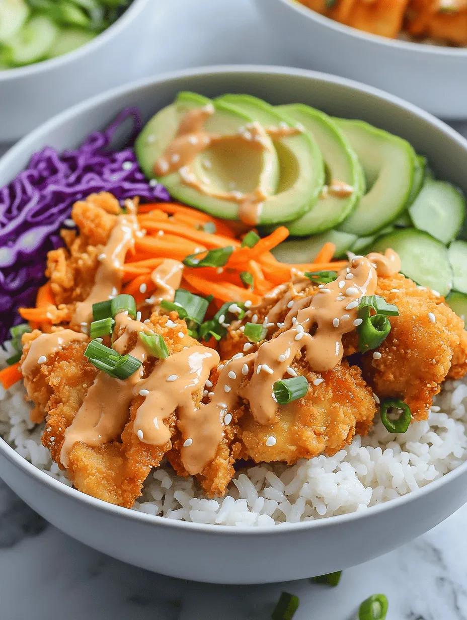 Are you in search of a vibrant, flavorful dish that can be whipped up quickly on a busy weeknight? Look no further than Bang Bang Chicken Bowls! This delightful recipe brings together tender chicken, a creamy and spicy sauce, and a colorful medley of fresh vegetables, all served over a bed of fluffy rice. The combination of textures and flavors makes it a satisfying meal that will please the whole family.