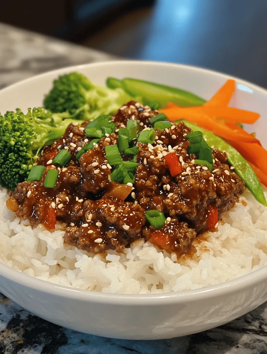 To create a truly flavorful Korean Ground Beef Bowl, it’s crucial to understand the role of each ingredient in the recipe. The harmony of flavors is what makes this dish truly special.