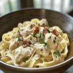 Chicken Carbonara is a delightful twist on the classic Italian dish that has captured the hearts and stomachs of food lovers around the globe. Originating from the Lazio region of Italy, traditional Carbonara is known for its rich, creamy sauce, made with eggs and cheese, tossed with pasta and accented by the savory flavors of cured pork. This dish has earned its reputation as comfort food, often synonymous with hearty meals that warm the soul and evoke the feeling of home-cooked goodness.