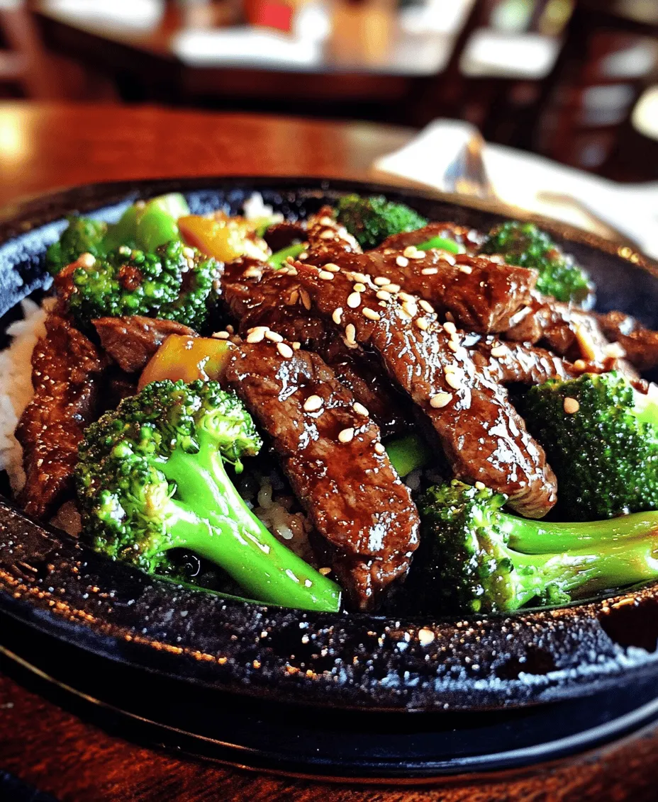 Sizzling Beef & Broccoli Delight is more than just a meal; it's a culinary experience that marries robust flavors with vibrant textures. This classic dish, often found in Chinese cuisine, has become a staple in homes around the world, celebrated for its savory profile and simplicity. The combination of tender flank steak and crisp broccoli, enveloped in a rich, umami-laden sauce, offers a delightful contrast that is hard to resist.