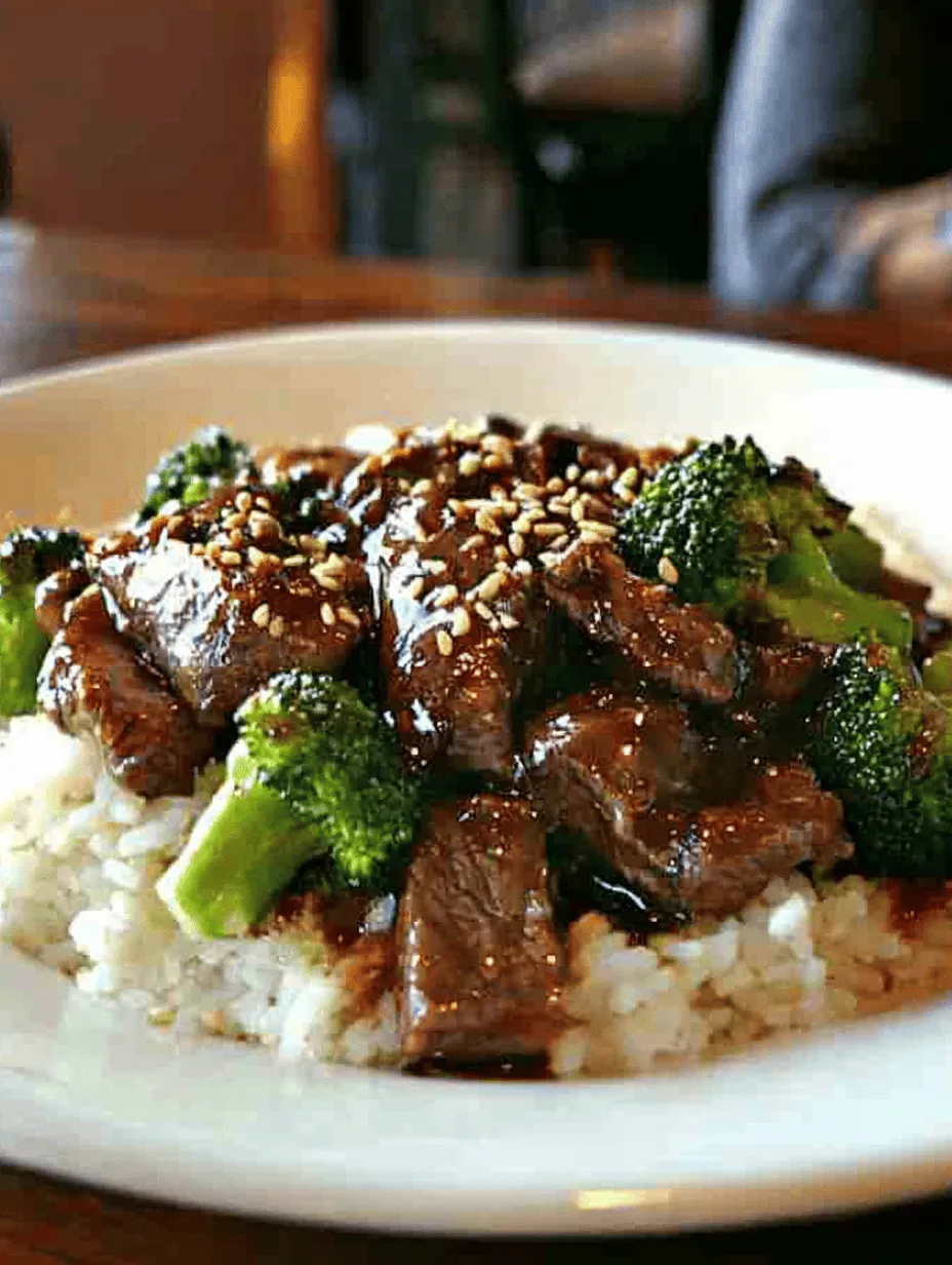 Sizzling Beef & Broccoli Delight is more than just a meal; it's a culinary experience that marries robust flavors with vibrant textures. This classic dish, often found in Chinese cuisine, has become a staple in homes around the world, celebrated for its savory profile and simplicity. The combination of tender flank steak and crisp broccoli, enveloped in a rich, umami-laden sauce, offers a delightful contrast that is hard to resist.