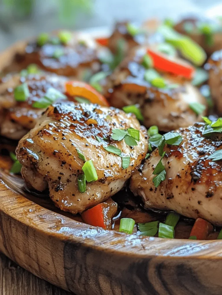 If you're looking to elevate your dinner experience with a dish that's both bold and satisfying, look no further than Spicy Black Pepper Chicken Delight. This tantalizing recipe is perfect for those who crave a little heat in their meals without compromising on taste. The delightful combination of tender chicken, aromatic spices, and vibrant vegetables creates a dish that is not only visually appealing but also packed with flavor.