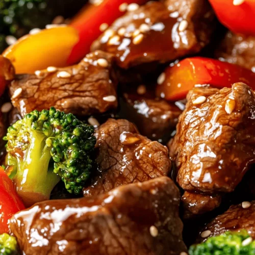 Beef Bliss with Oyster Sauce is a delightful stir-fry dish that perfectly captures the essence of Asian cuisine. This dish is a harmonious blend of tender beef, vibrant vegetables, and a rich, umami-packed sauce that elevates every bite. Its appeal lies not only in its bold flavors but also in its ease of preparation, making it an ideal choice for busy weeknight dinners or special occasions. The combination of beef and oyster sauce creates a savory experience that is both satisfying and nourishing.