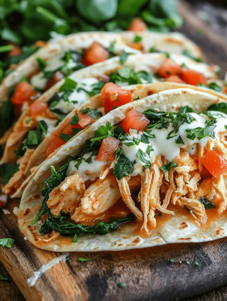 If you're on the lookout for a quick and satisfying meal that the whole family will love, look no further than Cheesy Garlic Chicken Wraps. This recipe artfully combines the rich, creamy flavors of cheese with the savory goodness of garlic, resulting in a wrap that is not only delicious but incredibly convenient. These wraps are perfect for lunch, dinner, or even as a hearty snack. With minimal preparation time, they can easily fit into your busy schedule, making them a go-to option for weeknight meals.