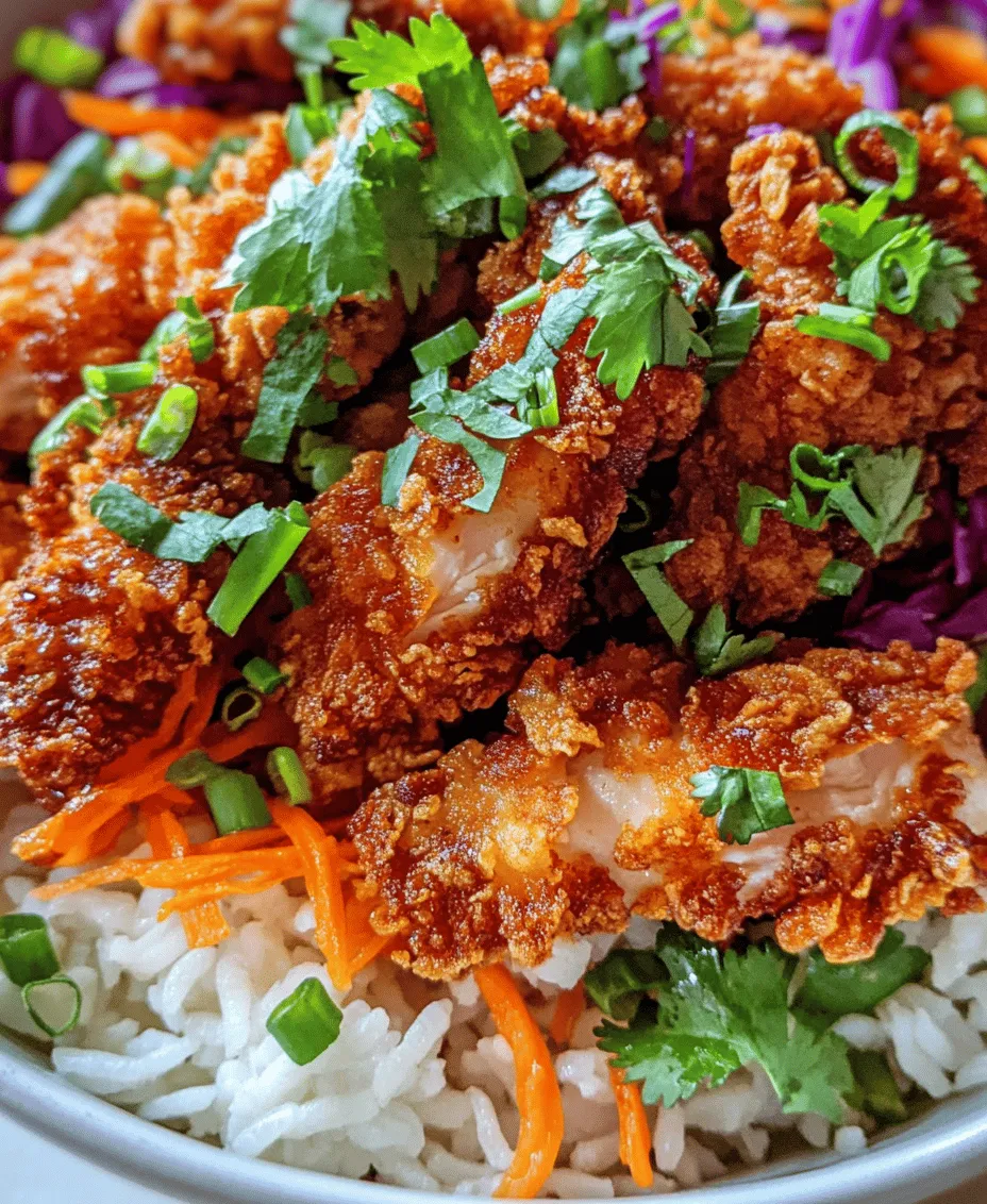 If you're on the lookout for a dish that tantalizes the taste buds while also being easy to prepare, the Bang Bang Chicken Bowl might just be your new favorite. This vibrant and satisfying meal combines crispy chicken with a creamy, spicy sauce, served over a bed of fluffy rice and fresh veggies. With its irresistible flavor profile, featuring hints of sweetness, heat, and a touch of umami, the Bang Bang Chicken Bowl is not only a feast for the taste buds but also a visual delight. The contrasts of textures—from crunchy to creamy—make this dish a standout on any dinner table.