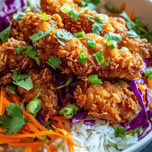 If you're on the lookout for a dish that tantalizes the taste buds while also being easy to prepare, the Bang Bang Chicken Bowl might just be your new favorite. This vibrant and satisfying meal combines crispy chicken with a creamy, spicy sauce, served over a bed of fluffy rice and fresh veggies. With its irresistible flavor profile, featuring hints of sweetness, heat, and a touch of umami, the Bang Bang Chicken Bowl is not only a feast for the taste buds but also a visual delight. The contrasts of textures—from crunchy to creamy—make this dish a standout on any dinner table.