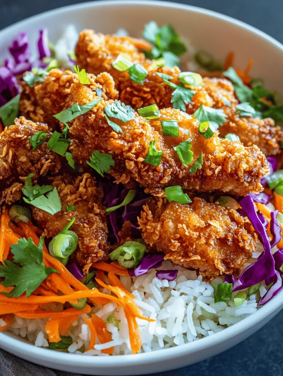 If you're on the lookout for a dish that tantalizes the taste buds while also being easy to prepare, the Bang Bang Chicken Bowl might just be your new favorite. This vibrant and satisfying meal combines crispy chicken with a creamy, spicy sauce, served over a bed of fluffy rice and fresh veggies. With its irresistible flavor profile, featuring hints of sweetness, heat, and a touch of umami, the Bang Bang Chicken Bowl is not only a feast for the taste buds but also a visual delight. The contrasts of textures—from crunchy to creamy—make this dish a standout on any dinner table.