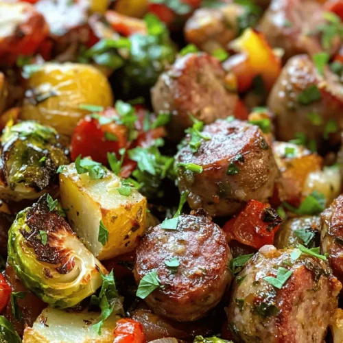 In the fast-paced world of cooking, sheet pan meals have carved out a cozy niche for themselves. These one-pan wonders offer a harmonious blend of convenience and flavor, allowing home cooks to prepare wholesome meals without the chaos of multiple pots and pans. Among the plethora of sheet pan recipes that have gained popularity, the "Sausage & Veggie Delight" stands out as a perfect embodiment of what makes these meals so appealing. This dish not only marries the robust flavors of savory sausage with the freshness of vibrant vegetables but does so while maintaining an effortless preparation process.