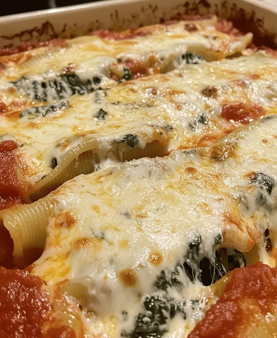 When it comes to stuffed pasta dishes, the choice of pasta is crucial, and jumbo pasta shells are the perfect vessel for our cheesy spinach and ricotta filling. These large, curved shells are designed to hold generous portions of stuffing, making them ideal for this recipe. Their unique shape allows for maximum filling, ensuring that each bite is packed with flavor and texture.