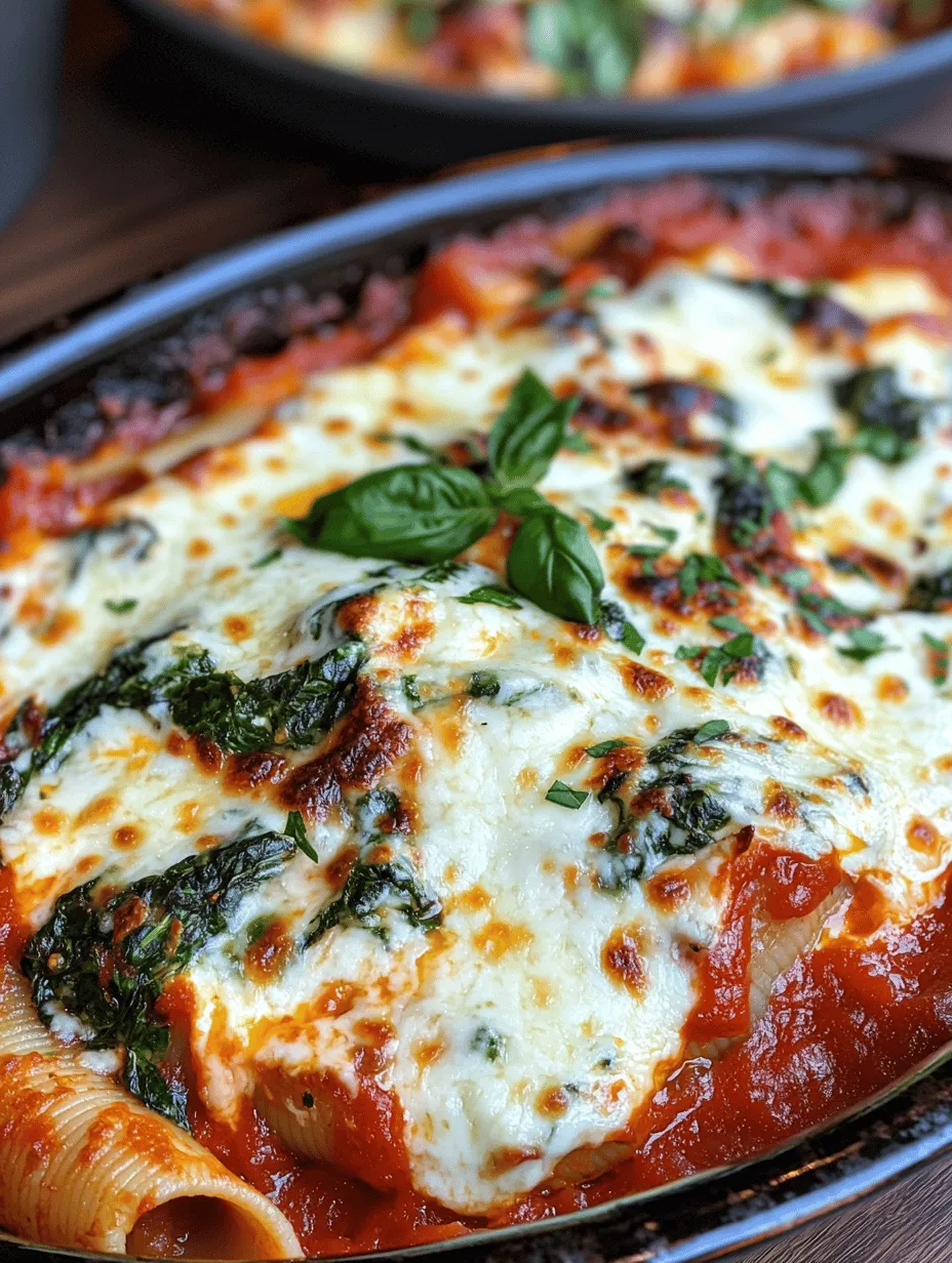 When it comes to stuffed pasta dishes, the choice of pasta is crucial, and jumbo pasta shells are the perfect vessel for our cheesy spinach and ricotta filling. These large, curved shells are designed to hold generous portions of stuffing, making them ideal for this recipe. Their unique shape allows for maximum filling, ensuring that each bite is packed with flavor and texture.