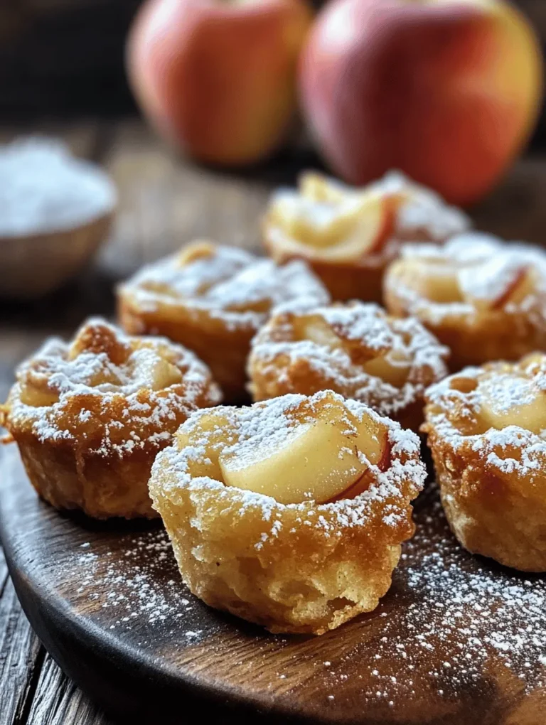 Mini apple fritter bites are a delightful treat that perfectly combines the sweet, crisp flavor of fresh apples with warm, spiced dough. These bite-sized snacks or desserts are not only delicious but also incredibly versatile, making them ideal for any occasion—from cozy family gatherings to festive holiday celebrations. Their smaller size means they are perfect for sharing, allowing everyone to indulge without feeling guilty.