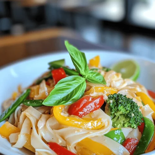 Drunken Noodles, known as "Pad Kee Mao" in Thai, is a beloved dish that has captured the hearts—and palates—of food enthusiasts around the world. Originating from the vibrant streets of Thailand, this stir-fried noodle dish boasts a perfect balance of bold flavors, fresh vegetables, and aromatic herbs, making it a staple in Thai cuisine. With its origins steeped in the lively culture of Thailand, Drunken Noodles has become synonymous with satisfying cravings for spicy, savory, and slightly sweet flavors, all wrapped up in a delightful noodle experience.