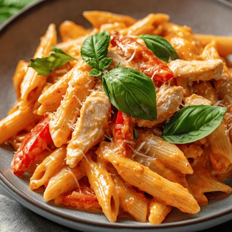 If you're searching for a dish that combines flavor, nutrition, and versatility, look no further than High Protein Creamy Roasted Red Pepper Pasta. This delightful pasta dish is not just a feast for the taste buds; it’s crafted to nourish your body, making it a preferred choice for health-conscious eaters and busy individuals alike. The creamy texture, derived from roasted red peppers and Greek yogurt, offers a satisfying mouthfeel that rivals traditional high-calorie pasta sauces, all while packing a protein punch.