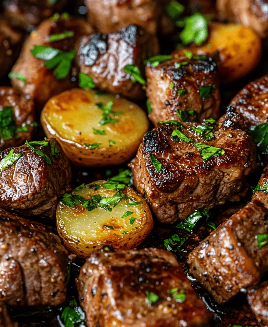 If you're searching for a quick, hearty meal that bursts with flavor, look no further than Garlic Butter Steak Bites and Potatoes. This dish combines tender, juicy steak bites with perfectly roasted baby potatoes, all enveloped in a rich garlic butter sauce that elevates each bite to a new level of deliciousness. It's no wonder that this recipe has become a go-to for many home cooks seeking to impress family and friends without spending hours in the kitchen.