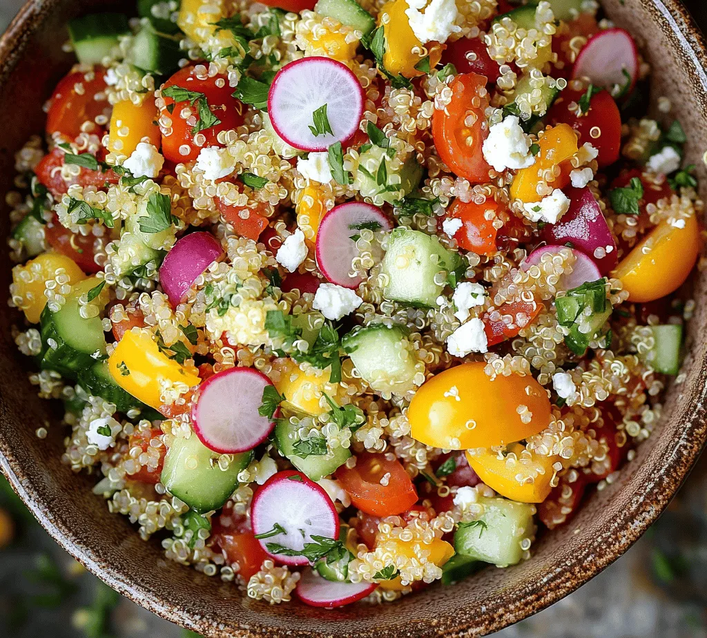 In recent years, salads have surged in popularity as a cornerstone of healthy eating, transforming from mere side dishes into vibrant main courses that celebrate fresh ingredients and diverse flavors. With the health-conscious consumer in mind, innovative recipes have emerged, offering not only nutritional benefits but also an explosion of color and taste. One such delightful creation is the Rainbow Quinoa Salad with Citrus Vinaigrette. This dish exemplifies how a simple combination of wholesome ingredients can come together to form a visually stunning and nourishing meal.