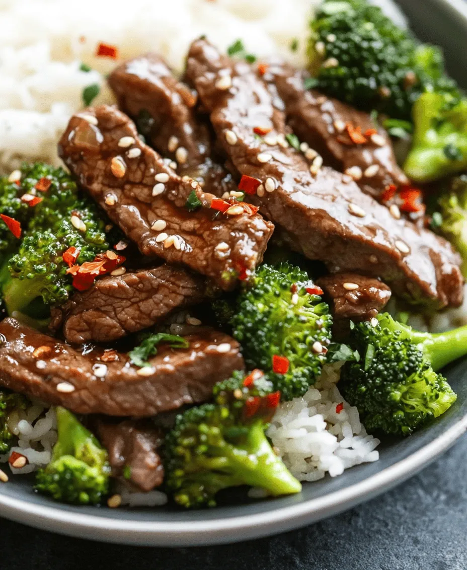 Sizzling Beef and Broccoli Delight is not just a meal; it's a harmonious blend of flavors and textures that has captured the hearts and palates of food lovers around the world. Rooted in Asian cuisine, this dish stands out for its combination of tender beef and crisp broccoli, all enveloped in a savory sauce that tantalizes the taste buds. It has become a staple in many households, especially for those who appreciate quick and nutritious meals that do not compromise on flavor or quality.