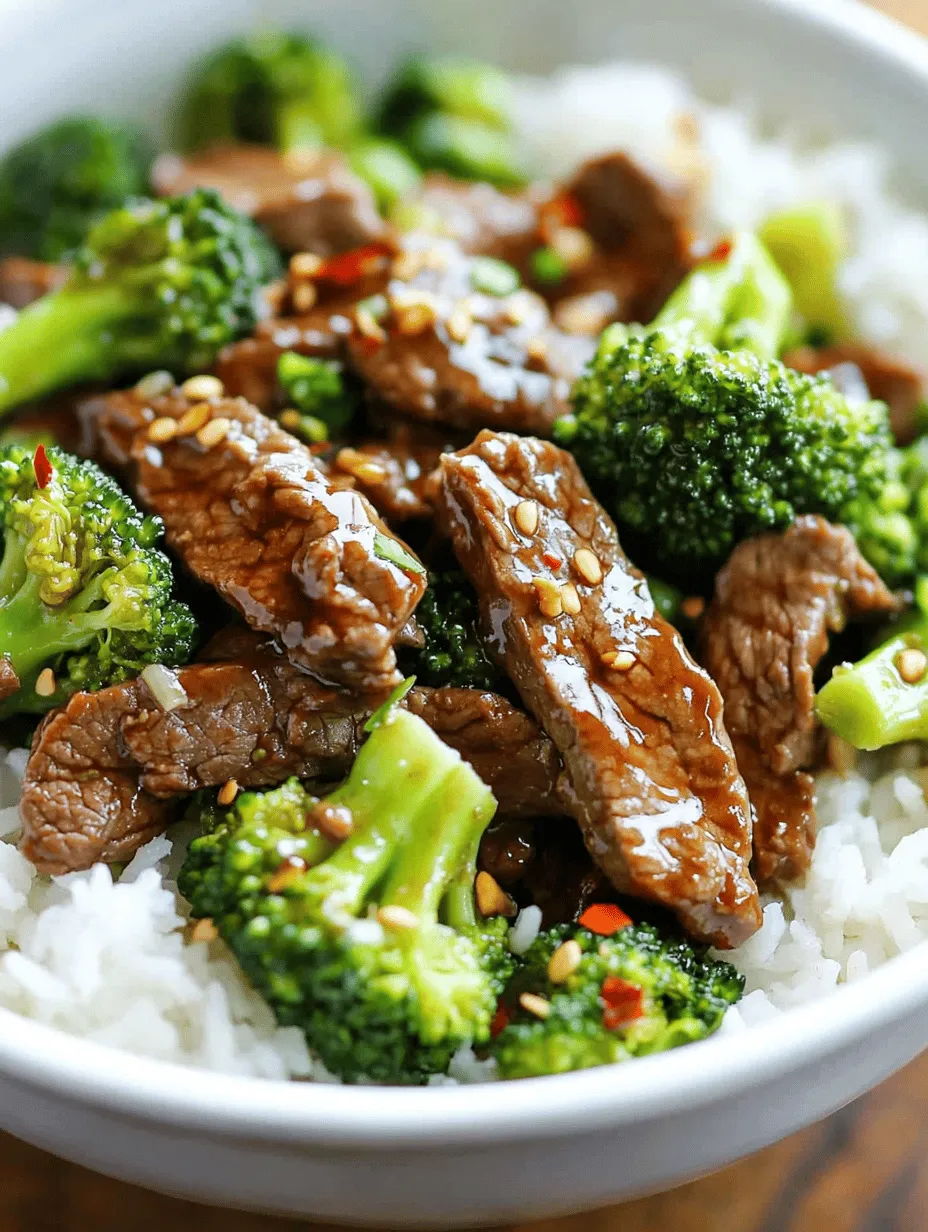 Sizzling Beef and Broccoli Delight is not just a meal; it's a harmonious blend of flavors and textures that has captured the hearts and palates of food lovers around the world. Rooted in Asian cuisine, this dish stands out for its combination of tender beef and crisp broccoli, all enveloped in a savory sauce that tantalizes the taste buds. It has become a staple in many households, especially for those who appreciate quick and nutritious meals that do not compromise on flavor or quality.