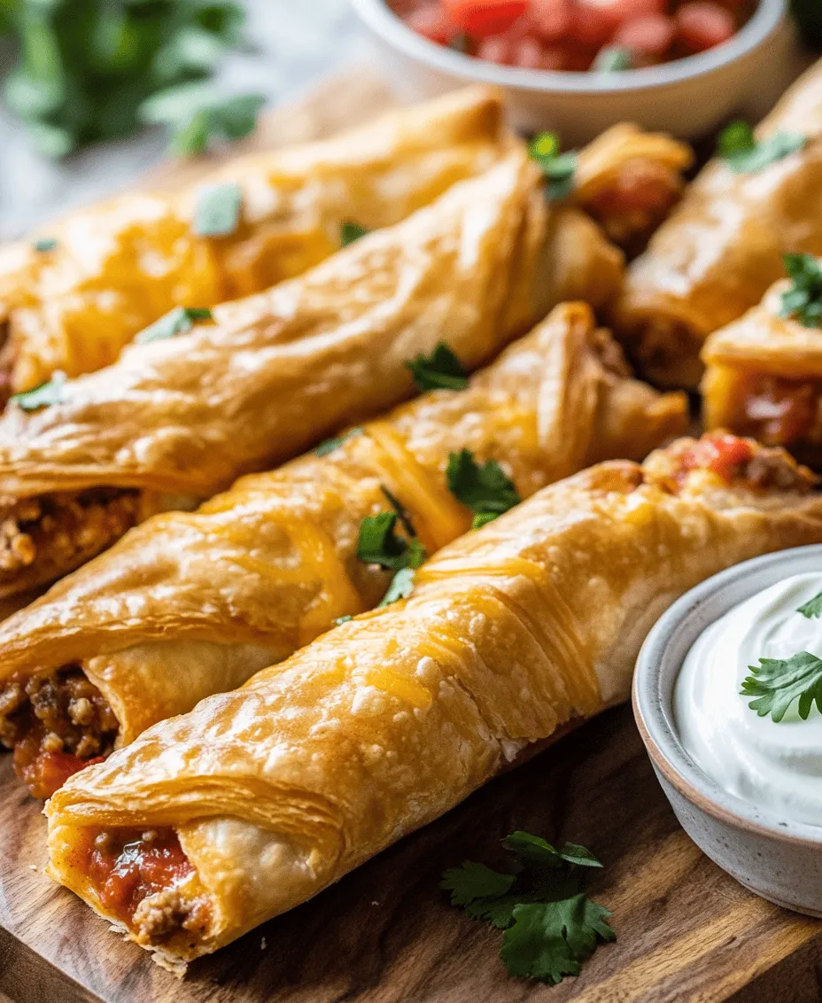 If you're on the hunt for a dish that captures the essence of Mexican cuisine while delivering the comforting satisfaction of cheesy snacks, look no further than Cheesy Taco Sticks Delight. This recipe combines the robust flavors of taco seasonings with the creamy goodness of melted cheese, all wrapped in a warm, golden crust. Perfect for gatherings, game days, or simply a fun family dinner, these cheesy taco sticks are sure to impress even the pickiest eaters.
