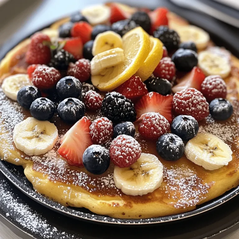 If you’re looking to elevate your breakfast game, a Fluffy Baked German Pancake may just be the dish you need. Unlike traditional pancakes that are cooked one by one on a griddle, the German pancake, also known as a Dutch baby, is baked in the oven. This unique cooking method results in a light, airy texture that rises beautifully, creating a stunning centerpiece for any breakfast table. Families and friends gather around this delightful dish, savoring its delicate flavor and impressive appearance.