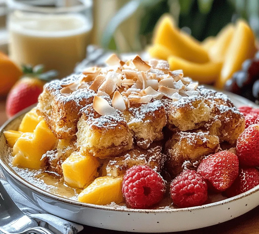 Breakfast is often heralded as the most important meal of the day, and what better way to elevate your morning routine than with a delightful Sweet Hawaiian Roll French Toast Bake? This recipe combines the comforting, familiar essence of traditional French toast with the sweet, tropical flavors of Hawaiian rolls, creating a dish that is not only delicious but also visually appealing.