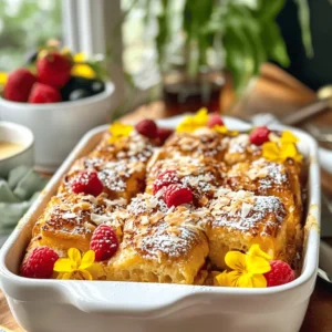 Breakfast is often heralded as the most important meal of the day, and what better way to elevate your morning routine than with a delightful Sweet Hawaiian Roll French Toast Bake? This recipe combines the comforting, familiar essence of traditional French toast with the sweet, tropical flavors of Hawaiian rolls, creating a dish that is not only delicious but also visually appealing.