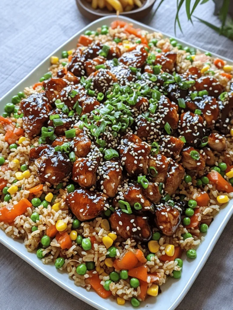 Welcome to the delectable world of Japanese cuisine, where flavors harmonize to create unforgettable dishes. Among the myriad of culinary delights, fried rice stands out as a beloved staple across Asia, celebrated for its versatility and delightful textures. In this recipe, we invite you to embark on a culinary adventure with our Savory Japanese BBQ Chicken Fried Rice Extravaganza. This dish is not just a meal; it's a fusion of traditional Japanese flavors and modern convenience, ideal for quick weeknight dinners or as a satisfying meal prep option.