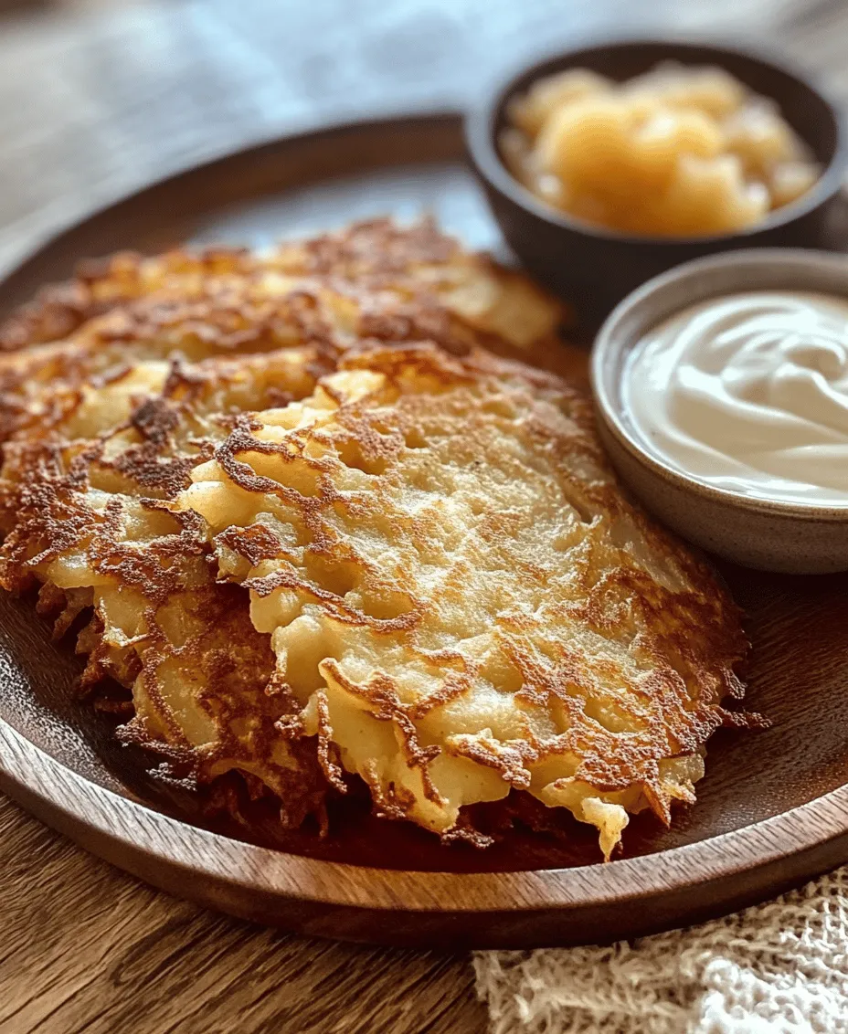 German potato pancakes, known as 