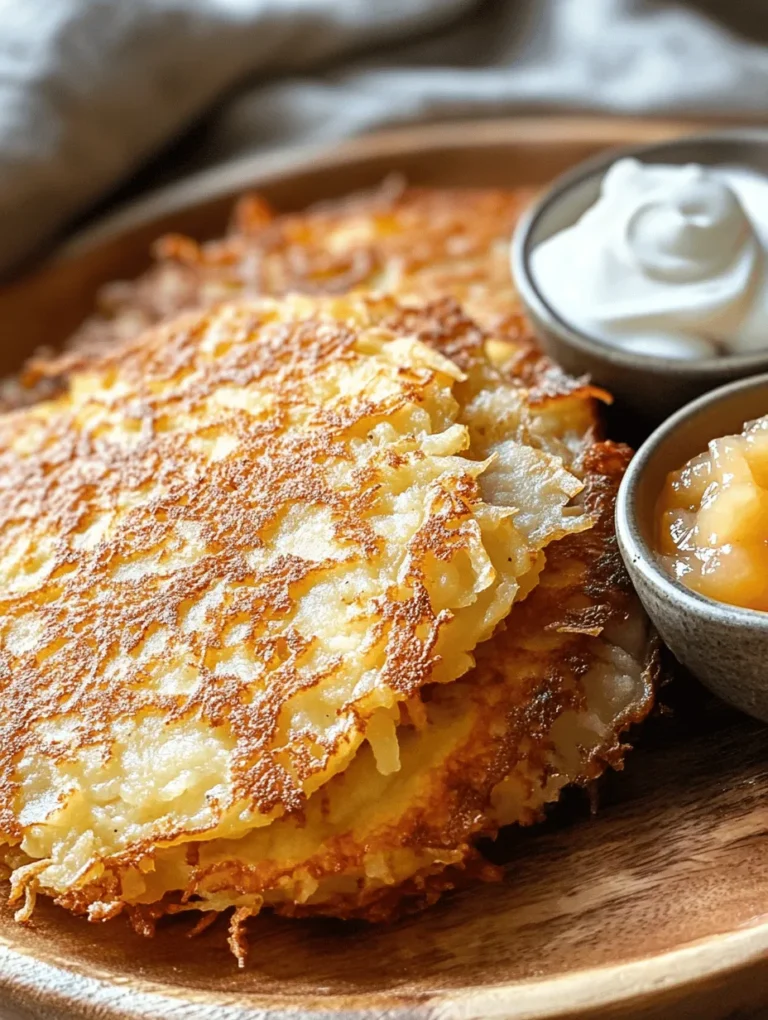 German potato pancakes, known as "Reibekuchen" or "Kartoffelpuffer," are a beloved staple in German cuisine, celebrated for their crispy exterior and tender interior. These savory delights have transcended generations, becoming a symbol of comfort and home-cooked meals across Germany. Their cultural significance is deeply rooted in the country’s agricultural history, where potatoes played a crucial role in the diet of rural communities. Today, potato pancakes are not only a favorite during the festive season but also a popular dish enjoyed year-round, often served at fairs and local markets.