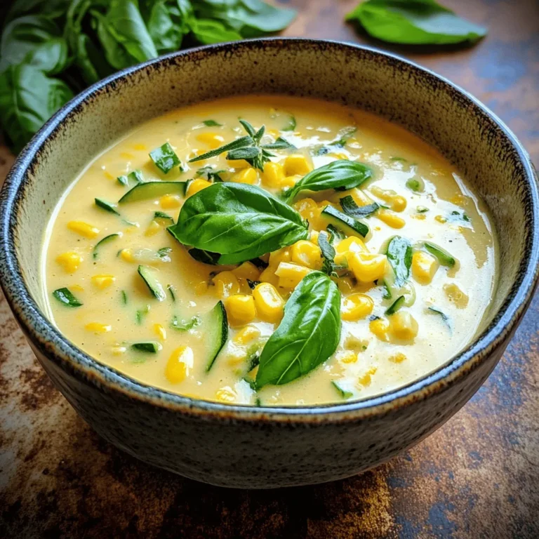 As the summer sun graces us with its warmth, the kitchen transforms into a haven for vibrant, fresh ingredients. Among the myriad of dishes that celebrate this season, Summer Corn and Zucchini Chowder stands out as a delightful option that encapsulates the essence of summer. This chowder is more than just a meal; it is a comforting embrace that highlights the natural sweetness of corn and the subtle earthiness of zucchini. Ideal for casual lunches or cozy family dinners, this chowder is a versatile dish that invites creativity and warmth into your kitchen.